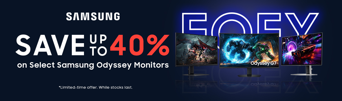 Samsung Odyssey Monitors EOFY Sale 2026 | Up to 40% Off