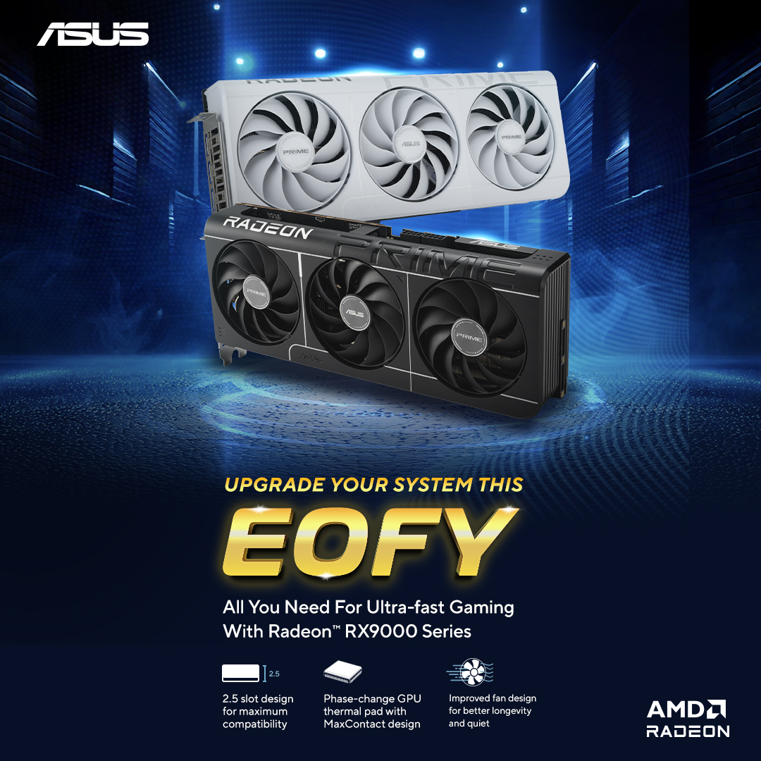 ASUS Radeon RX9000 Series | Upgrade Your System This EOFY for Ultra-Fast Gaming