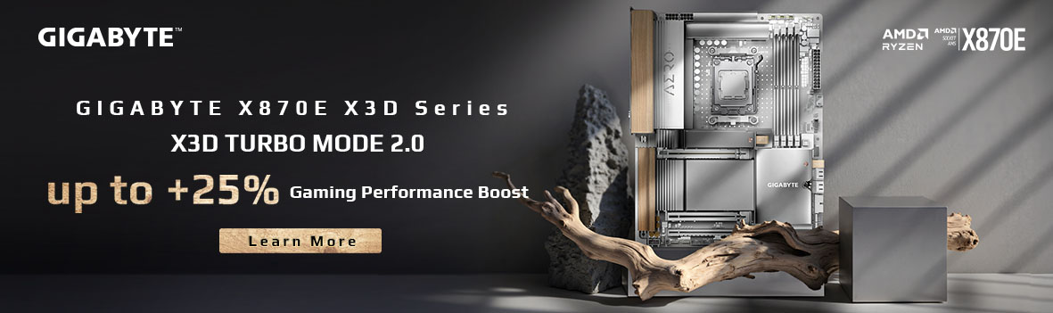 Unleash Next-Level Gaming with GIGABYTE X870E X3D Motherboards
