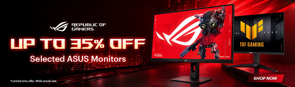 ASUS Monitor Deals | Gaming & LCD Monitors from $89