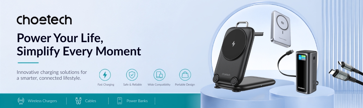 Choetech｜Fast Chargers, Power Banks & Charging Cables for Everyday Life