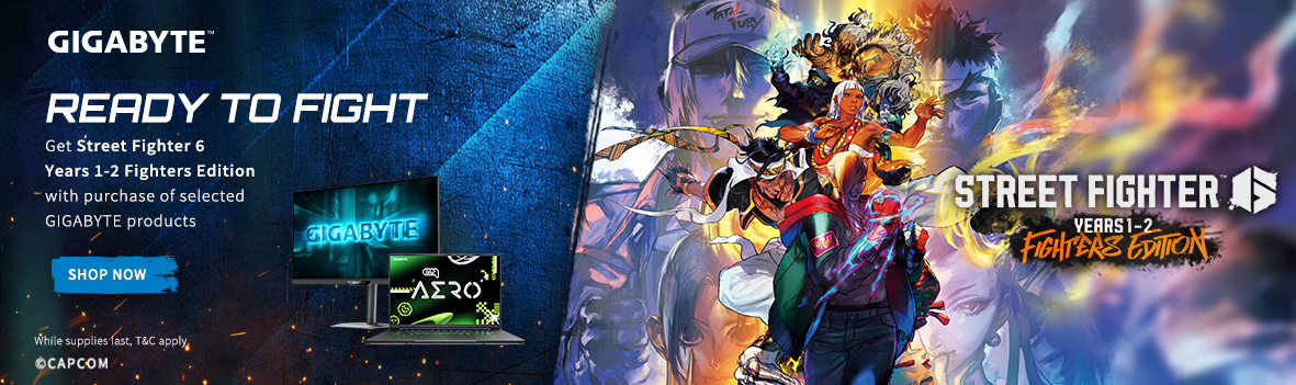 Score Street Fighter 6 with Select GIGABYTE Products