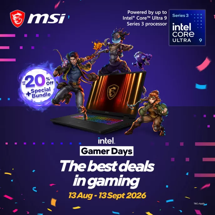 MSI Intel Gamer Days | Best Deals on MSI Gaming Laptops