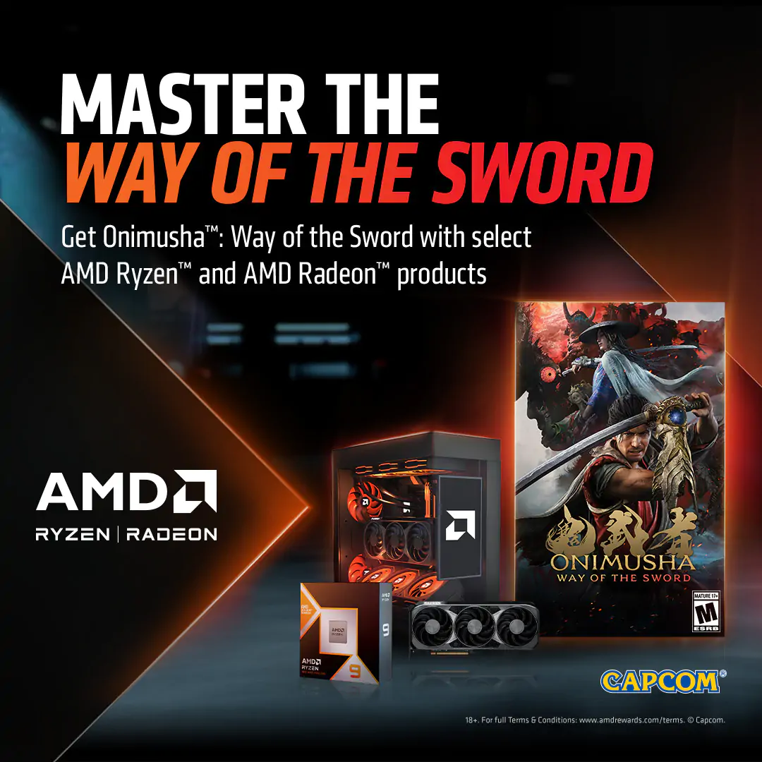 Score Onimusha: Way of the Sword with Select AMD Ryzen & Radeon Products
