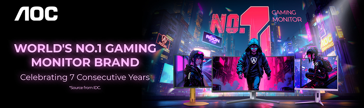 AOC Gaming & AGON Monitors Sale | Up to $200 Off