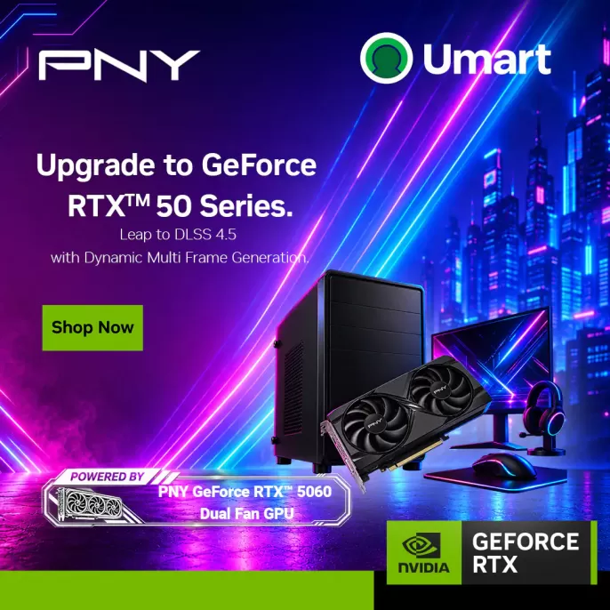 Upgrade to PNY GeForce RTX™ 50 Series | Leap to DLSS 4.5 with Dynamic Multi Frame Generation