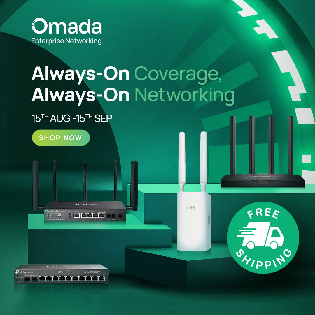 Free Shipping on Select TP-Link Omada Routers & Gateways