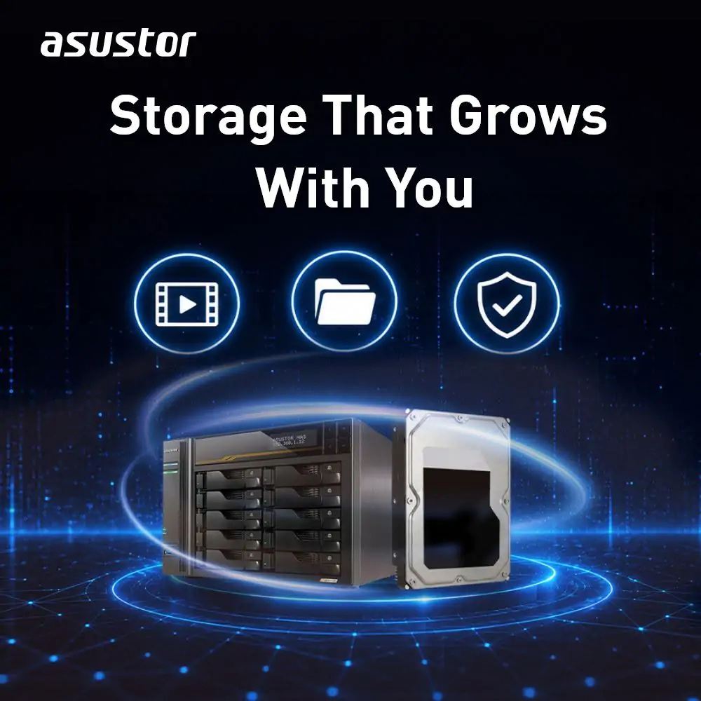 Asustor Tower & Mini Desktop NAS | Reliable Network Storage Solutions