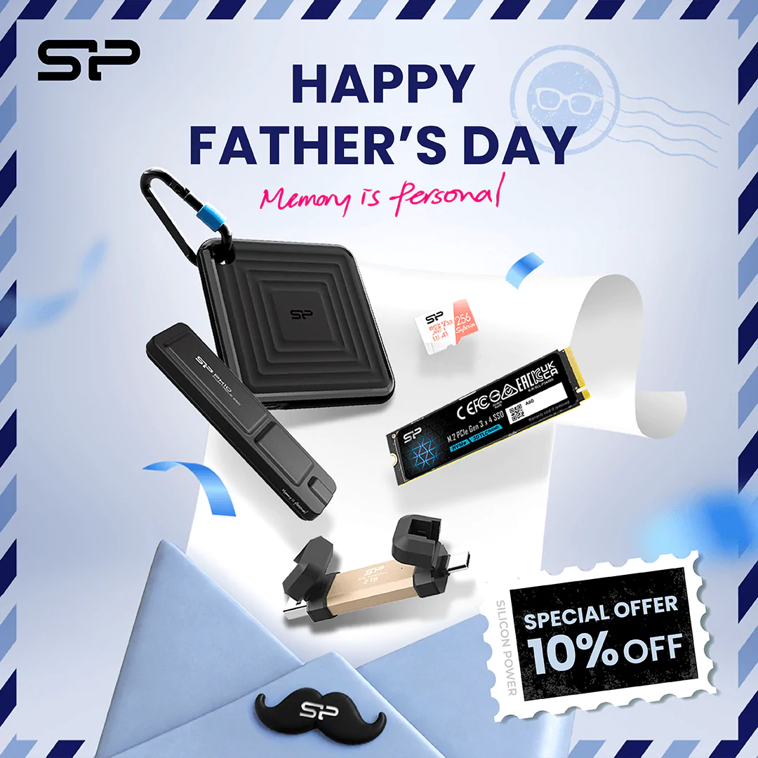 Practical Father’s Day Gifts | Silicon Power Portable SSD & USB Drives