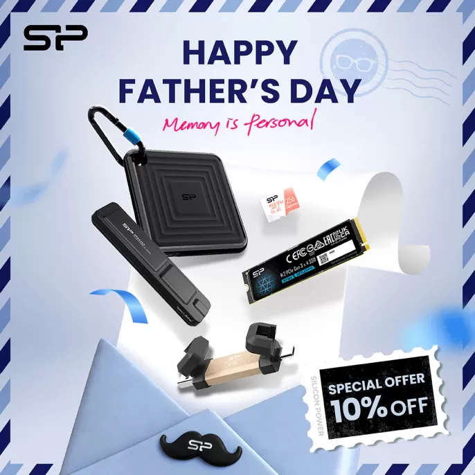 Practical Father’s Day Gifts | Silicon Power Portable SSD & USB Drives