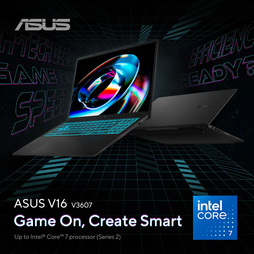 ASUS V16 V3607 Gaming Laptop | Game On, Create Smart