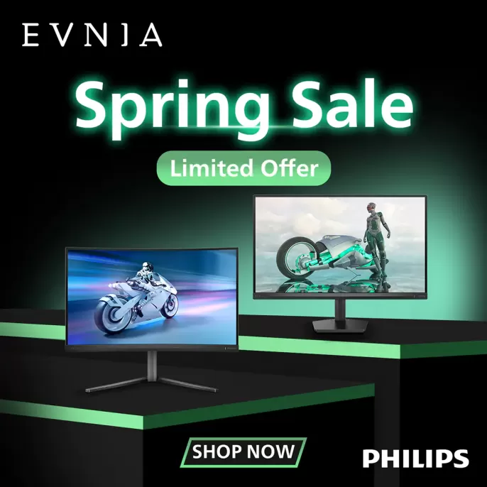 Philips Evnia Spring Sale | Limited-Time Gaming Monitor Offers