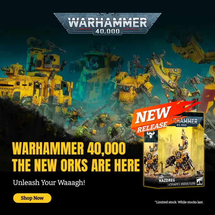 Build Your Waaagh! with the Latest Warhammer 40,000: Orks