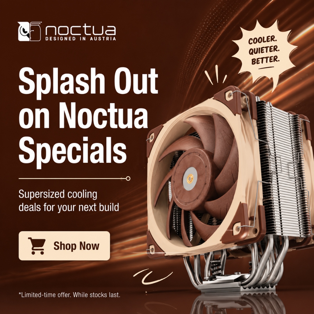Noctua Promotion – Save Up to $30 on Listed Products