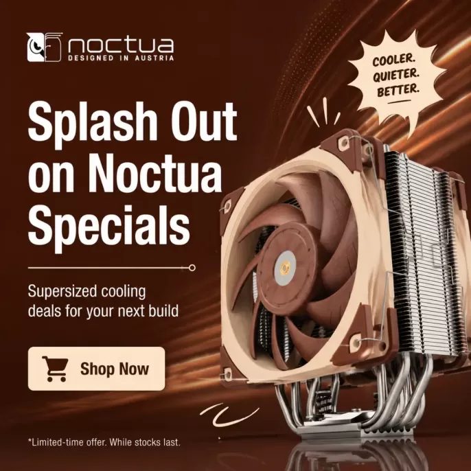 Noctua Promotion – Save Up to $30 on Listed Products