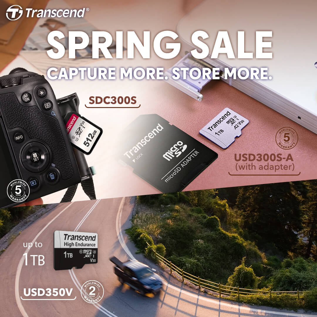Refresh Your Setup with Transcend SSDs, Memory, USB Drives & More