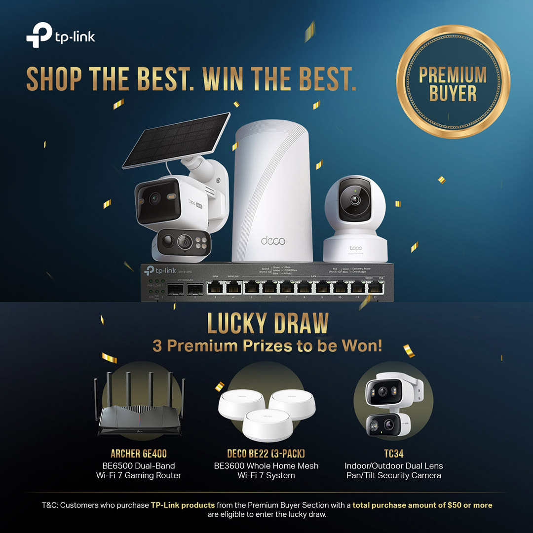 Chance to Win 1 of 3 TP-Link Smart Home Prizes