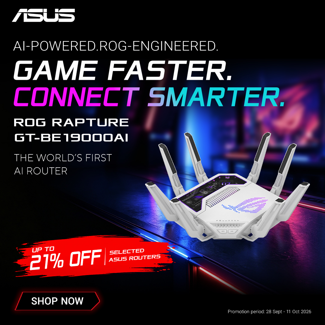 ASUS AI Router Sale | Save Up to 21% on Selected Routers