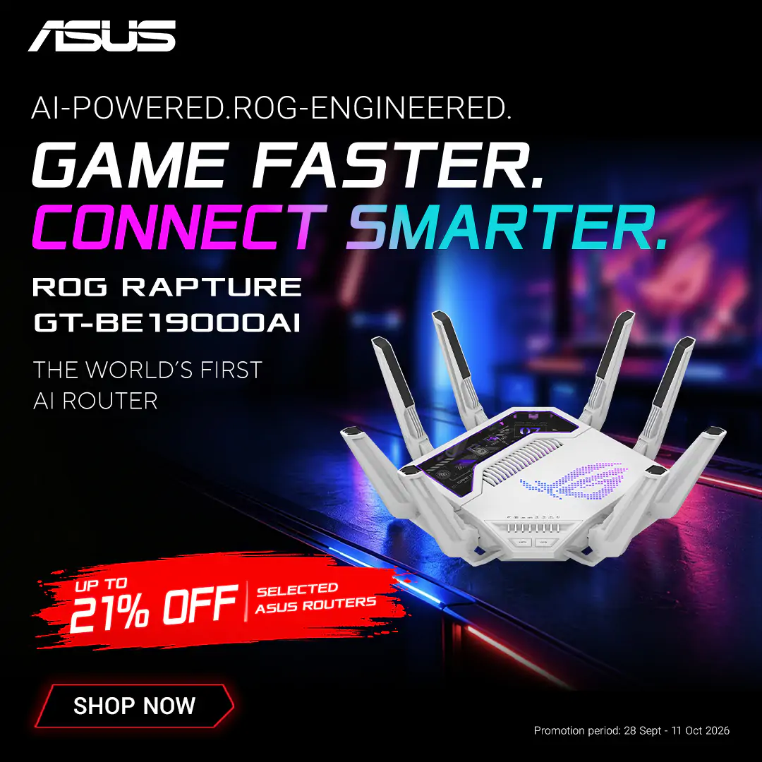 ASUS AI Router Sale | Save Up to 21% on Selected Routers