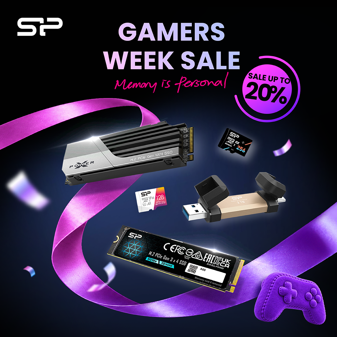 Silicon Power Gamers Week Sale | Save Up to 20% on Storage