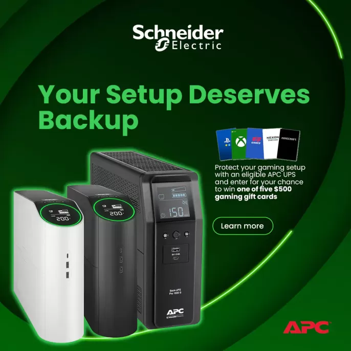 Get a $30 eMasterCard with Selected APC Gaming UPS