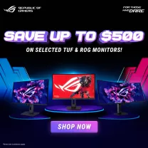 Save Up to $300 on ASUS Gaming & Everyday Monitors