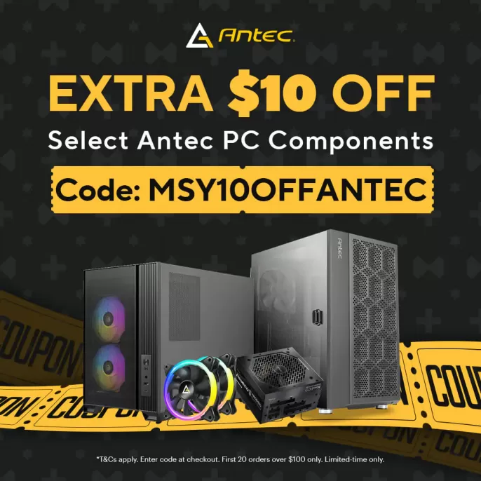 Exclusive | Get an Extra $10 OFF Coupon on Antec PC Components