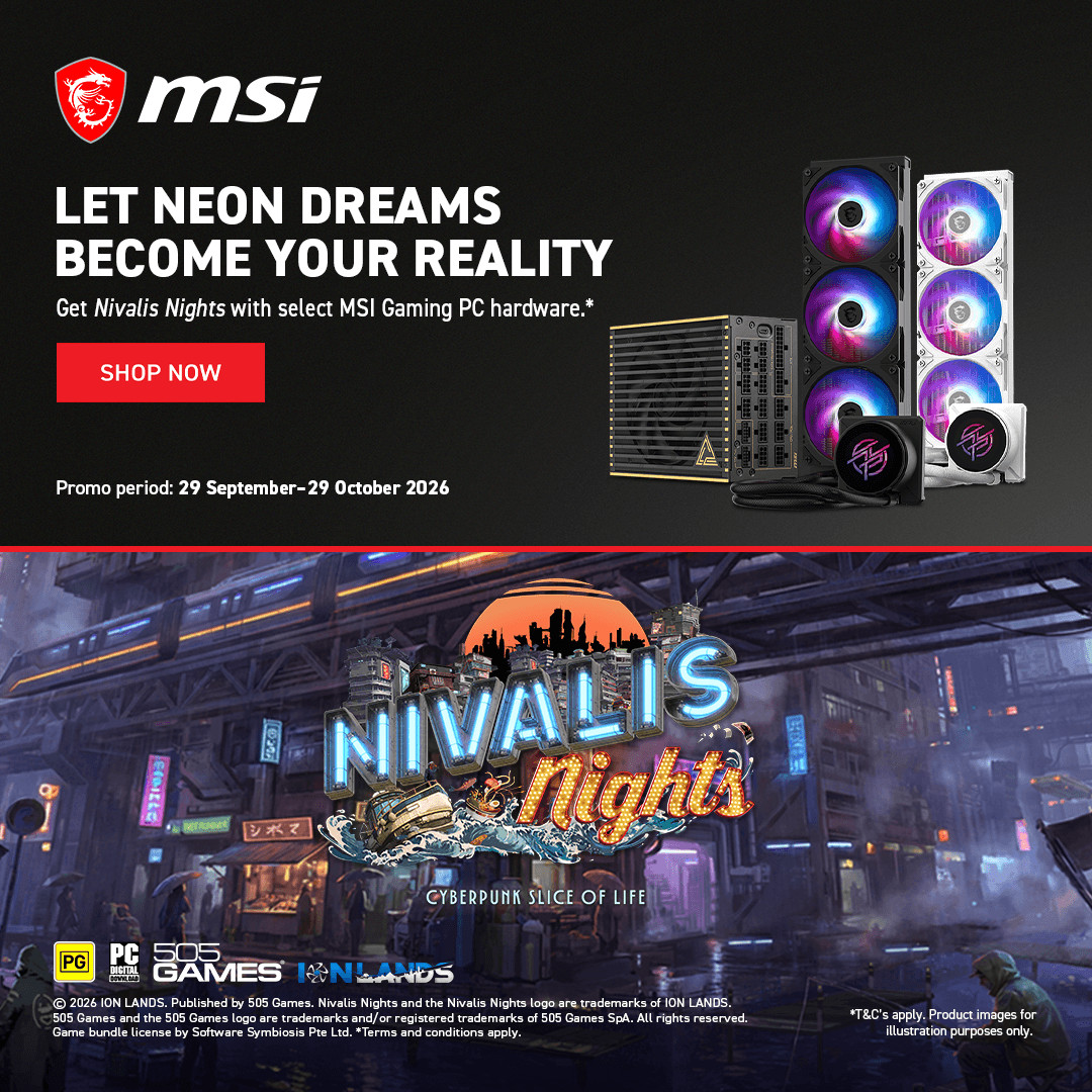Get Bonus Nivalis Nights with Select MSI Gaming Hardware