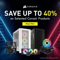 CORSAIR Sale | Up to 40% Off PC Cases, PSUs & Cooling
