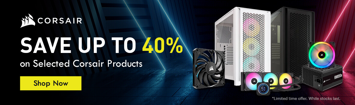 CORSAIR Sale | Up to 40% Off PC Cases, PSUs & Cooling