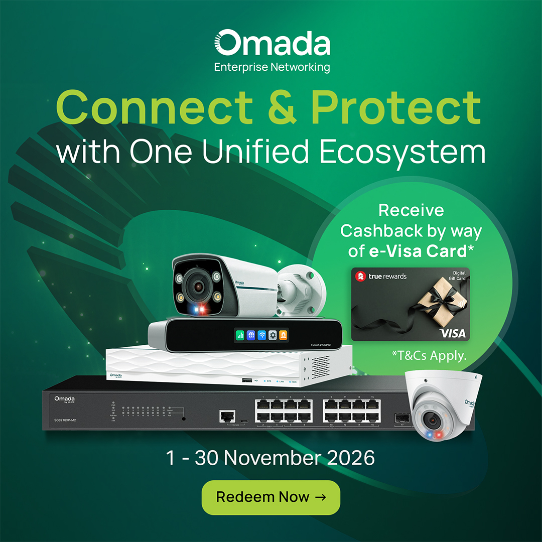 Get Up to $80 in e-Visa Card Rewards with Select Omada Products