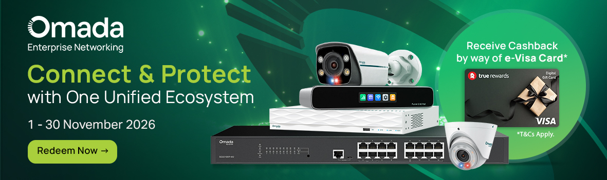 Get Up to $80 in e-Visa Card Rewards with Select Omada Products