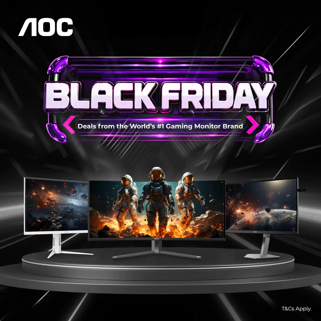 AOC Black Friday Monitor Deals on Gaming & 4K Screens