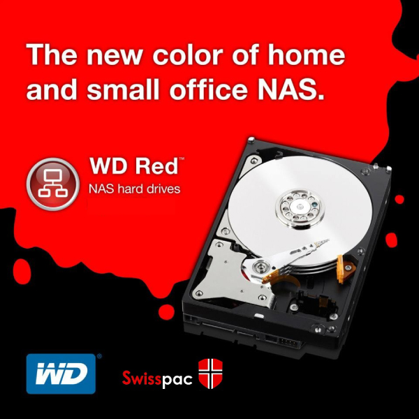 Western Digital RED 2TB 5400RPM 3.5in NAS SATA Hard Drive
