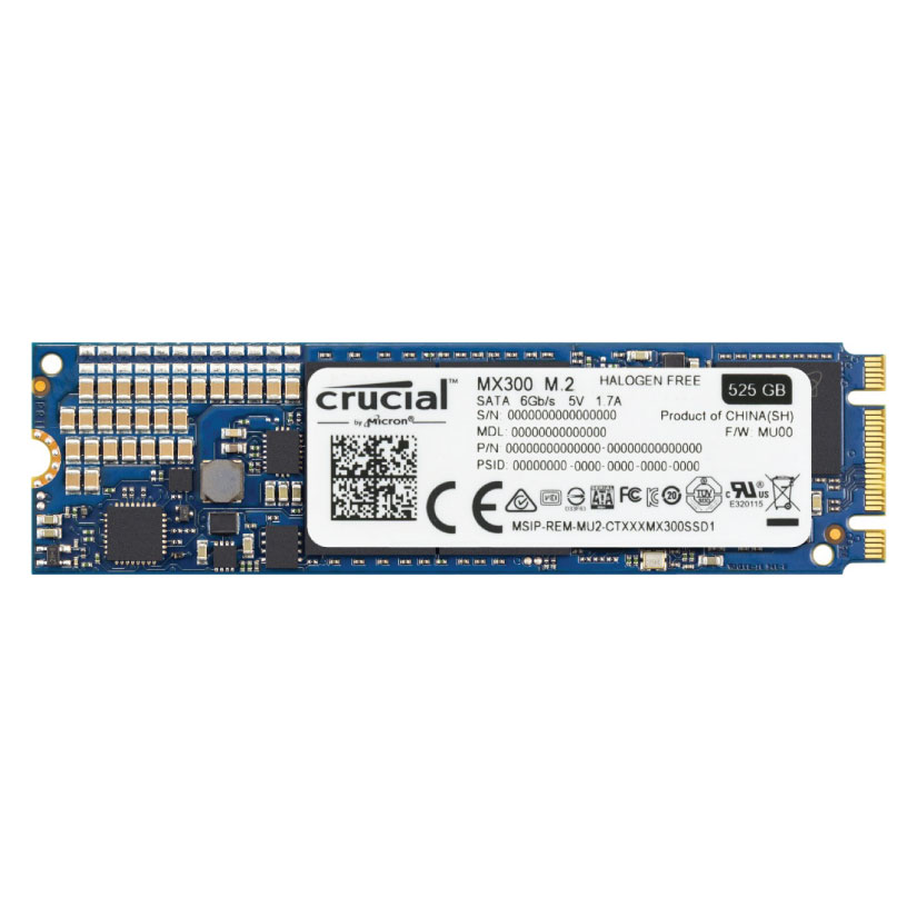 Crucial MX300 525GB CT525MX300SSD4 M.2 2280 SATA SSD