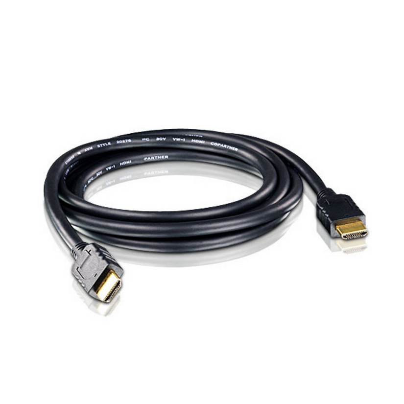 Aten High Speed HDMI Cable with Ethernet Support 4K UHD DCI up to 4096x2160@30Hz - 2m (2L-7D02H-1)