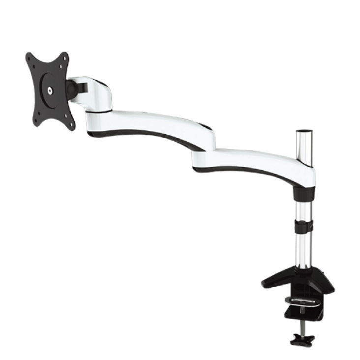 VisionMount VM-FE112D Desk Clamp Aluminium Single LCD Monitor w/double Arm support up to 24'