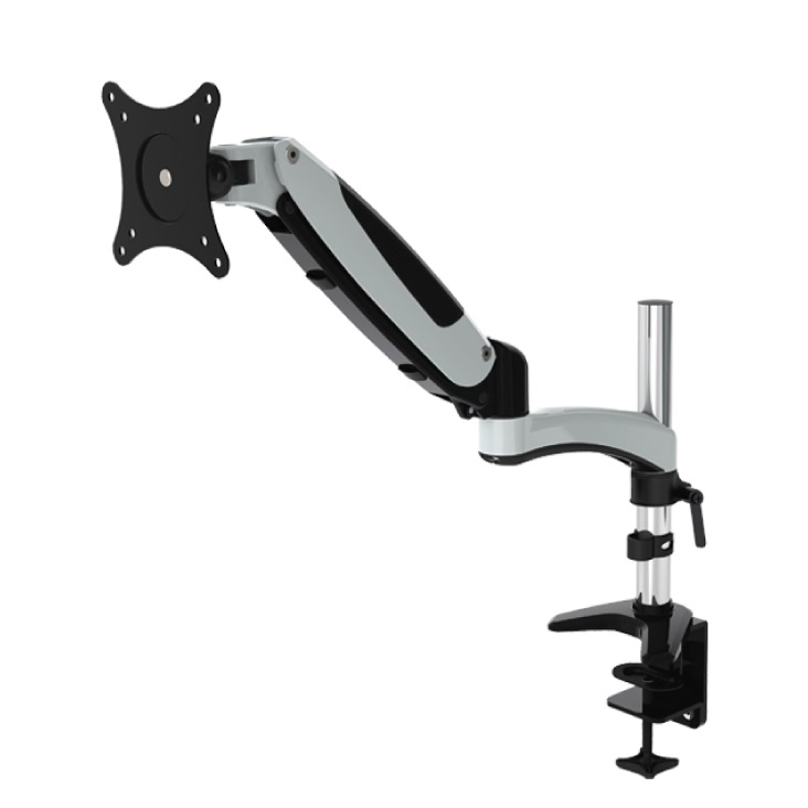 VisionMount VM-GM112D Gas Spring Aluminium Single LCD Monitor Arm with Desk Clamp support up to 24'