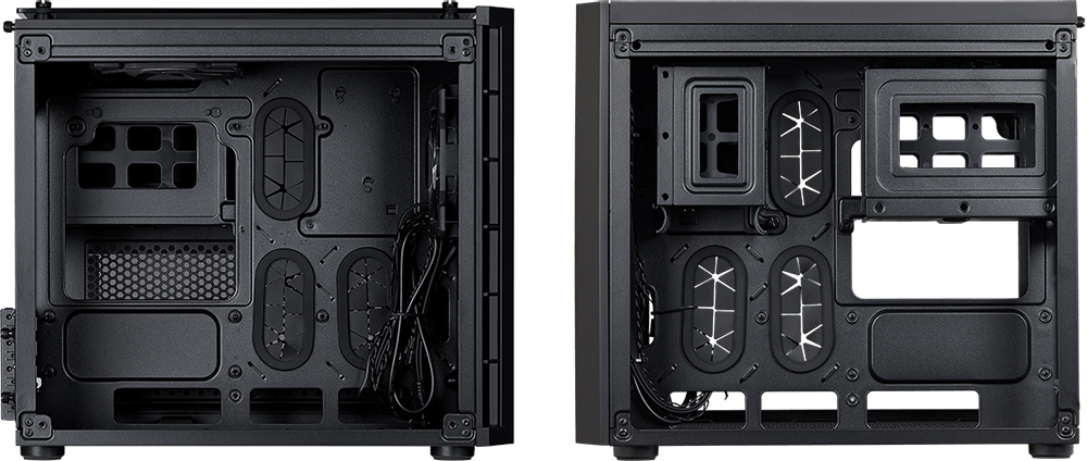 Corsair Crystal 280X Tempered Glass mATX PC Case - Black (CC-9011134-WW)