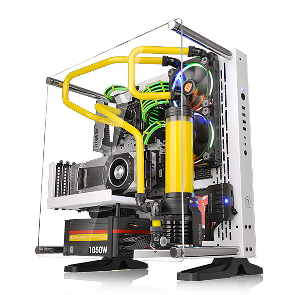 Thermaltake Core P3 TG Snow Edition with TT Gaming Riser Cable (CA-1G4-00M6WN-05)