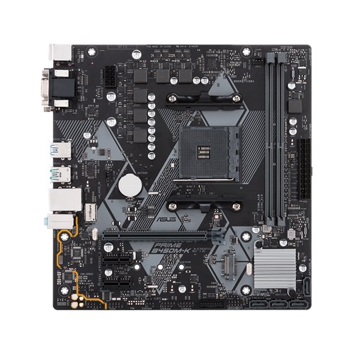 Asus Prime B450M-K mATX Motherboard (PRIME B450M-K)