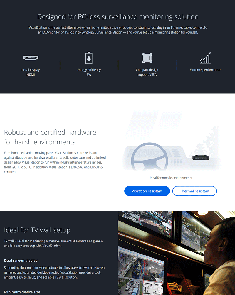 Synology Surveillance Station Live View Companion (VS360HD)