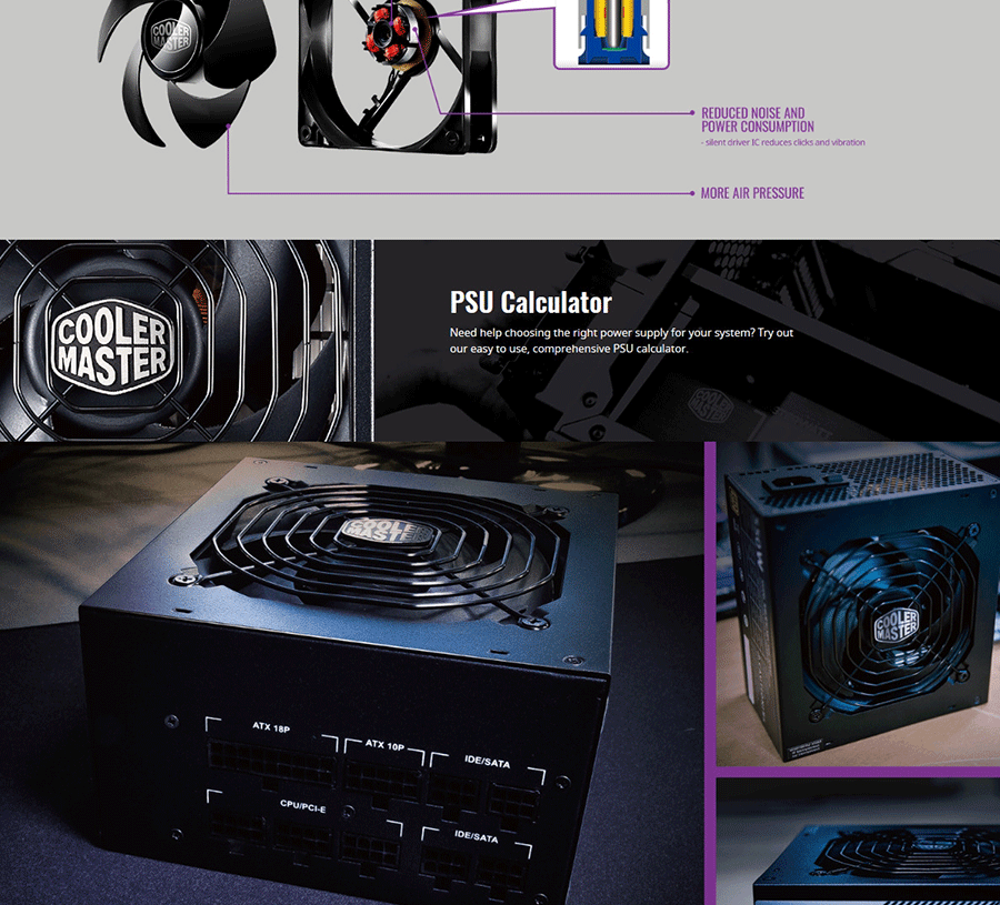 Cooler Master MWE Gold 550W 80 Plus Gold Modular Power Supply (MPY-5501-AFAAG-AU)