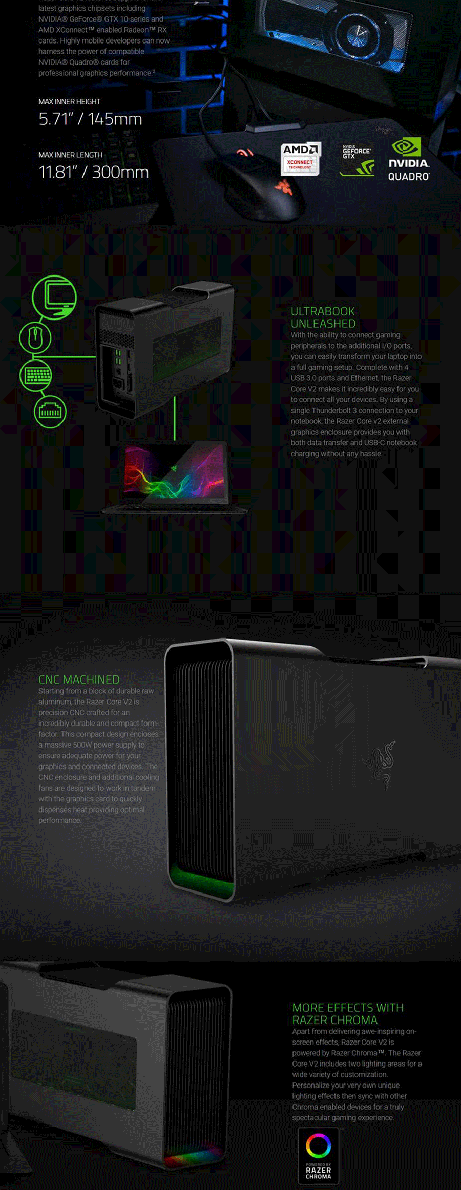 Razer Core X External Graphics Enclosure (RC21-01160100-R3B1)