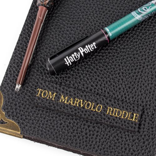Harry Potter - Tom Riddle's Diary Notebook with Invisible Ink Pen & Wand