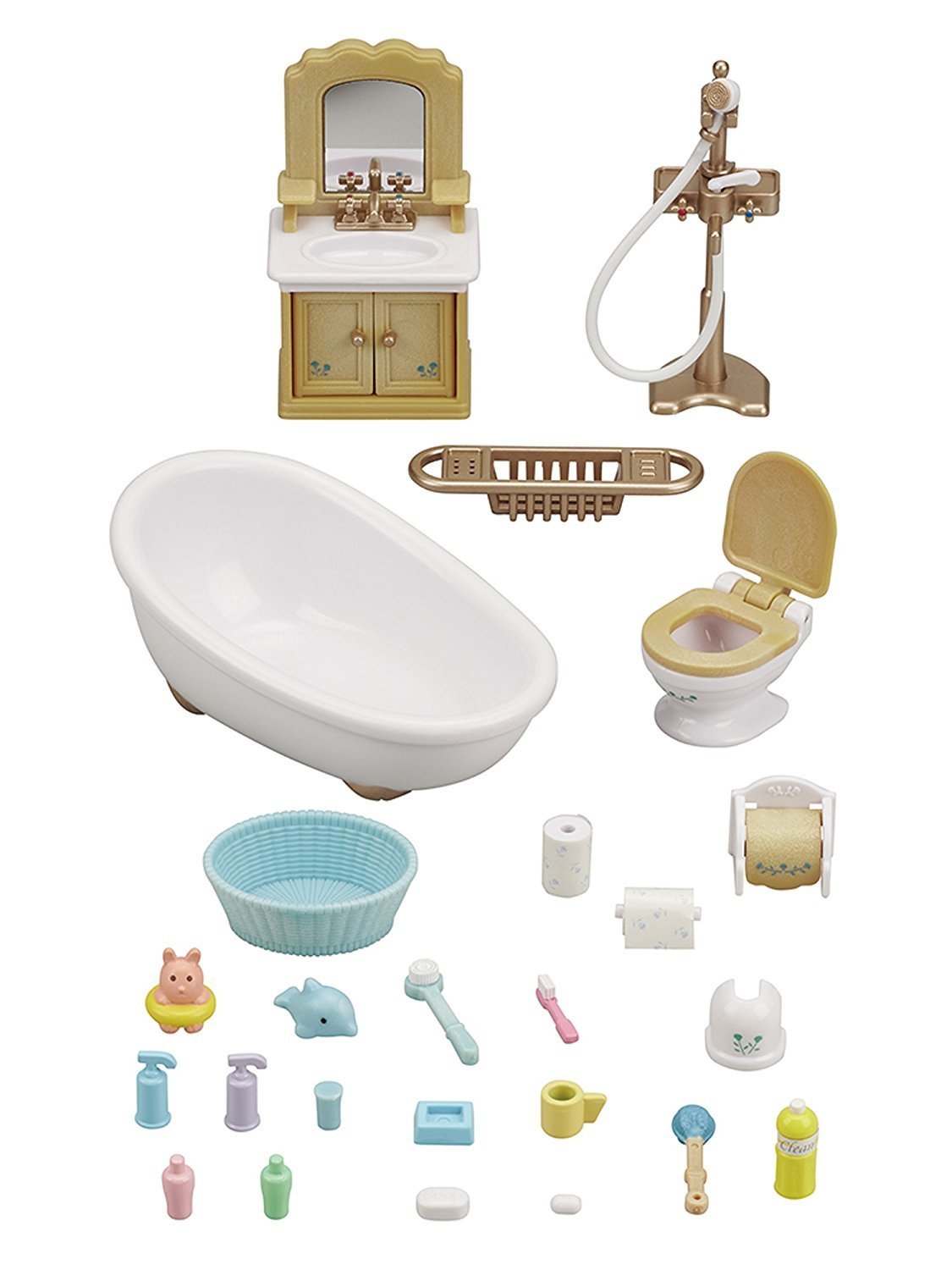 Sylvanian Familes Country Bathroom Set