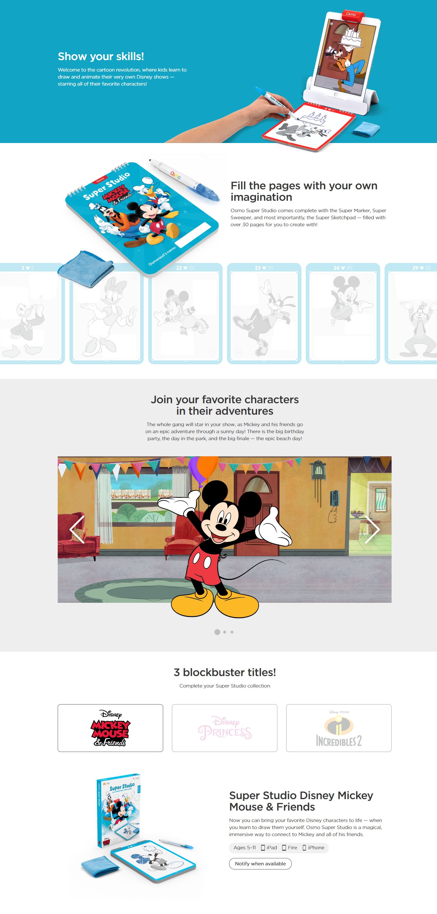 Osmo Mickey and Friends Game