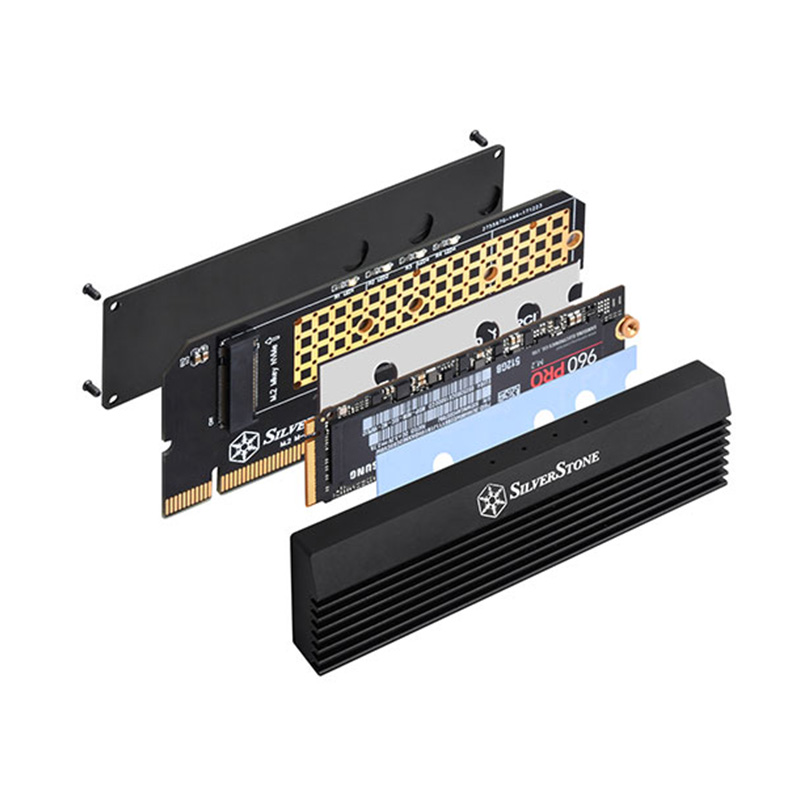 SilverStone ECM-23 M.2 AHCI/NVMe to PCIe Adapter Card (SST-ECM23)