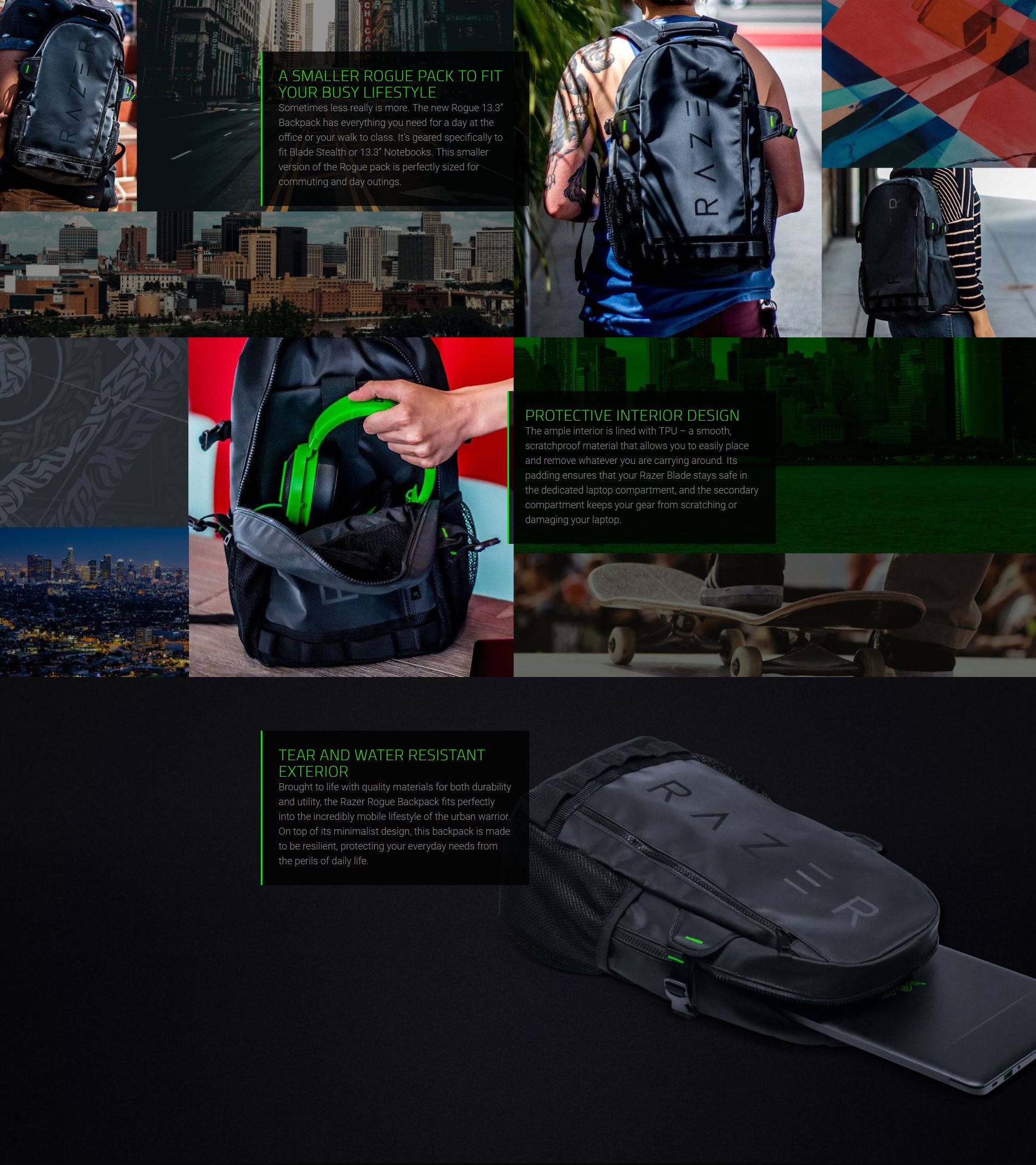 Razer 13.3in Rouge Backpack