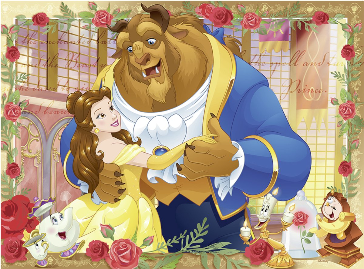 Ravensburger Disney Belle & Beast Puzzle 100pc